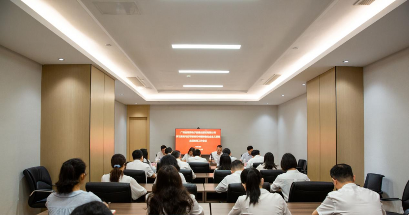 广西金海湾电子音像出版社有限公司 广西音像教材出版社有限公司召开 学习贯彻习近平新时代中国特色社会主义思想 主题教育工作会议