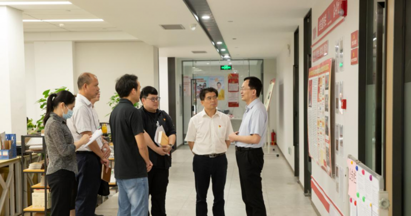 自治区党委主题教育第十六巡回指导组到广西金海湾电子音像出版社有限公司调研指导工作